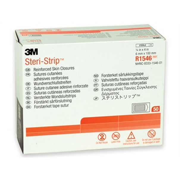 STERI-STRIP 3M - 100 x 6 mm - conf. 500 pz. (50 buste da 10 pz.)